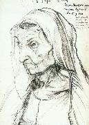 Albrecht Durer Portrait of the Artist's Mother painting